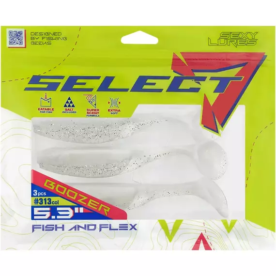 Силікон Select Boozer SE 5.3" #313 (3 шт / уп), фото , изображение 2